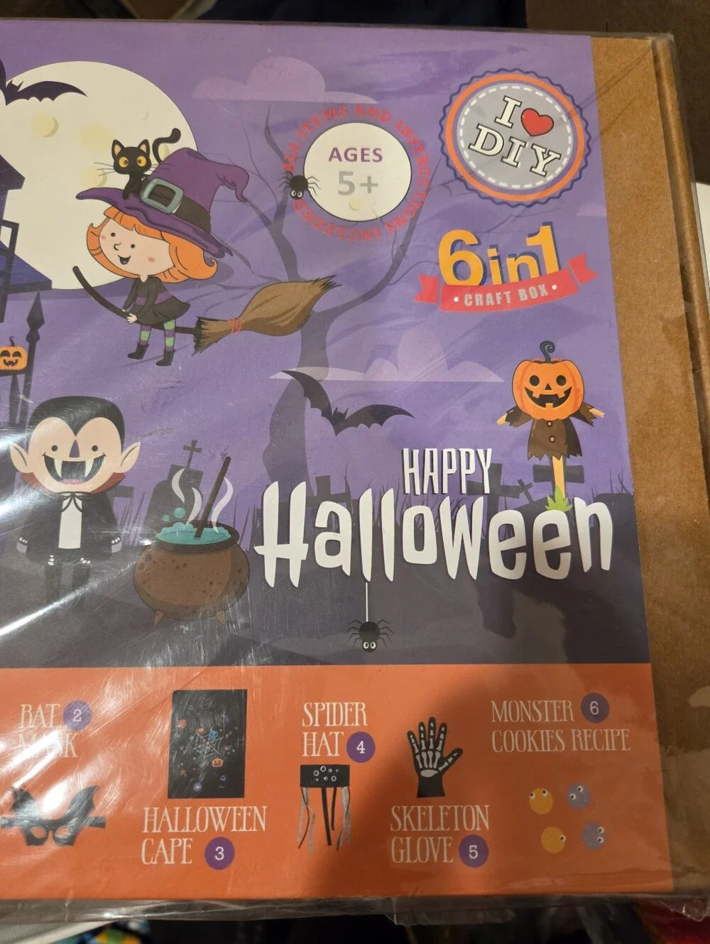 Six and one craft box halloween d I y